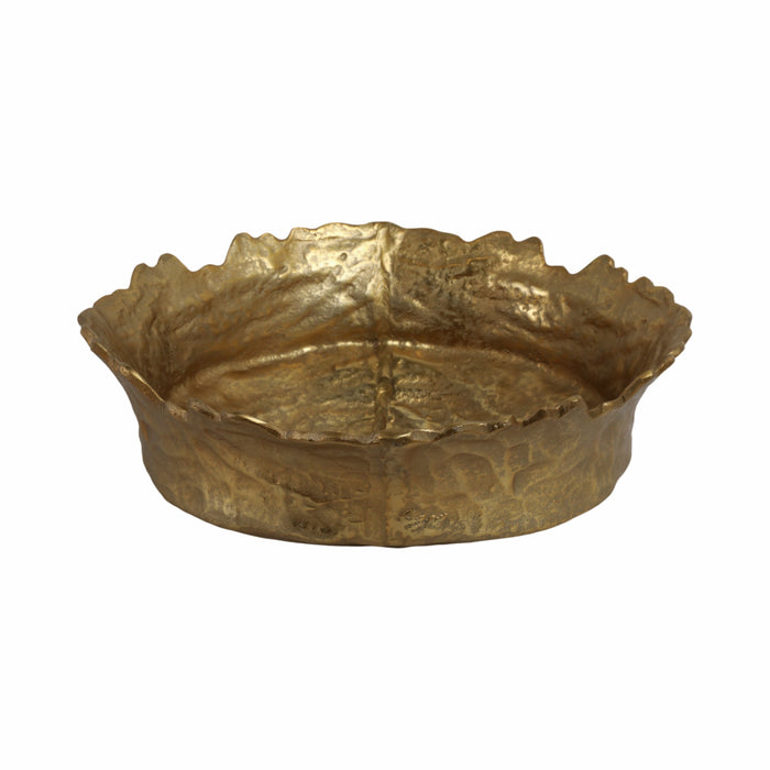 17" Strasbourg Metal Bowl - Gold